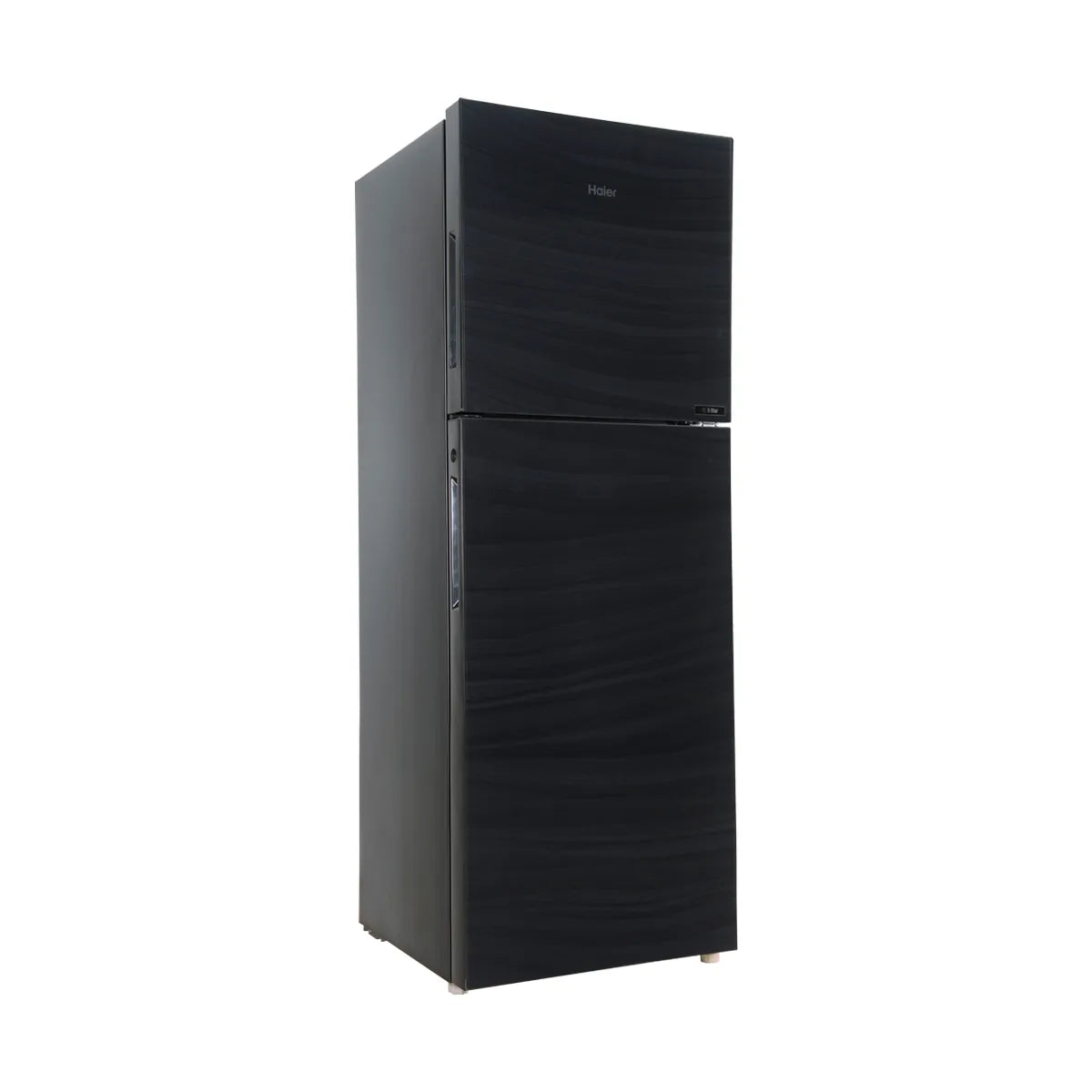 Haier HRF-276EPB E-Star Glass Door Refrigerator – Black Glass open view