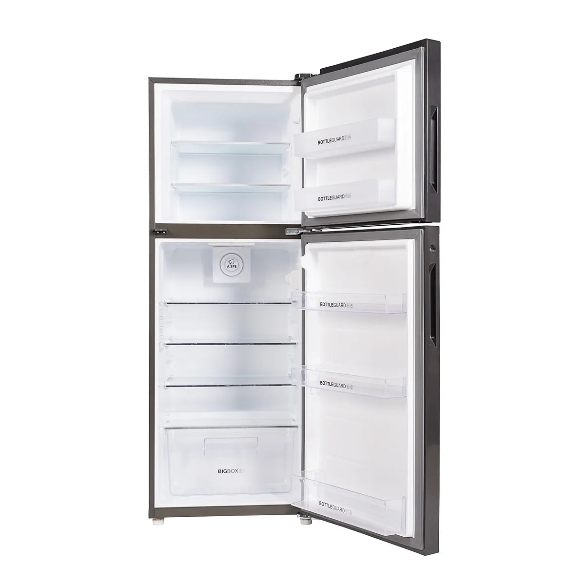 Haier HRF-276IPGA Smart Inverter Refrigerator – Green interior view
