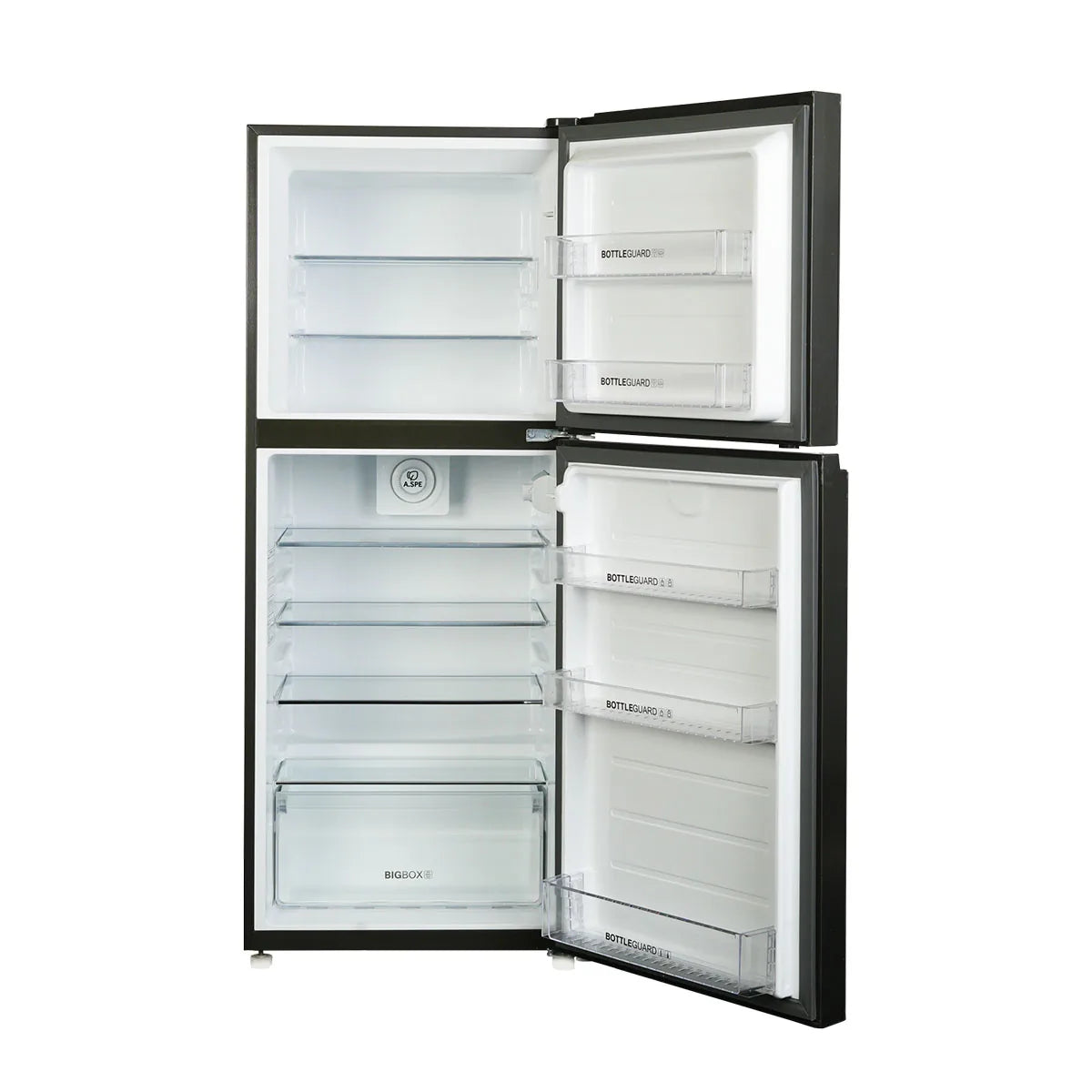 Haier HRF-316IPRA Smart Inverter Refrigerator – Red interior view
