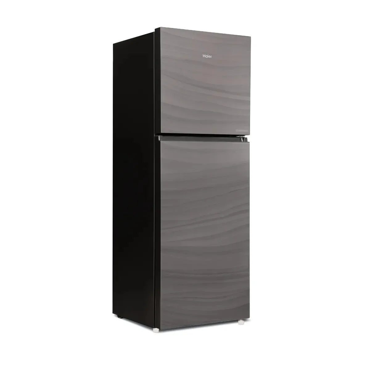 Haier HRF-346EPCG E-Star Glass Door Refrigerator – Chocolate Glass angle view