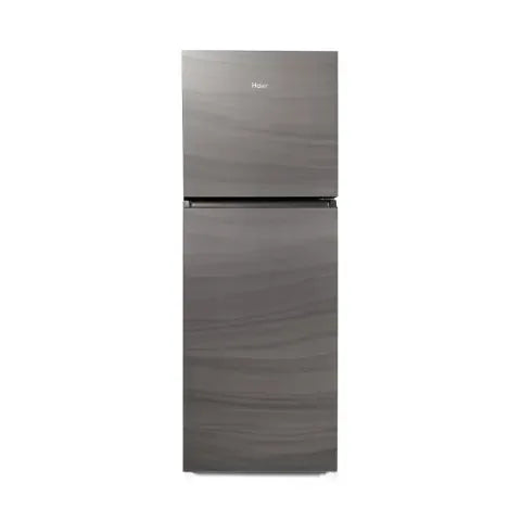 Haier HRF-346EPCG E-Star Glass Door Refrigerator – Chocolate Glass front view