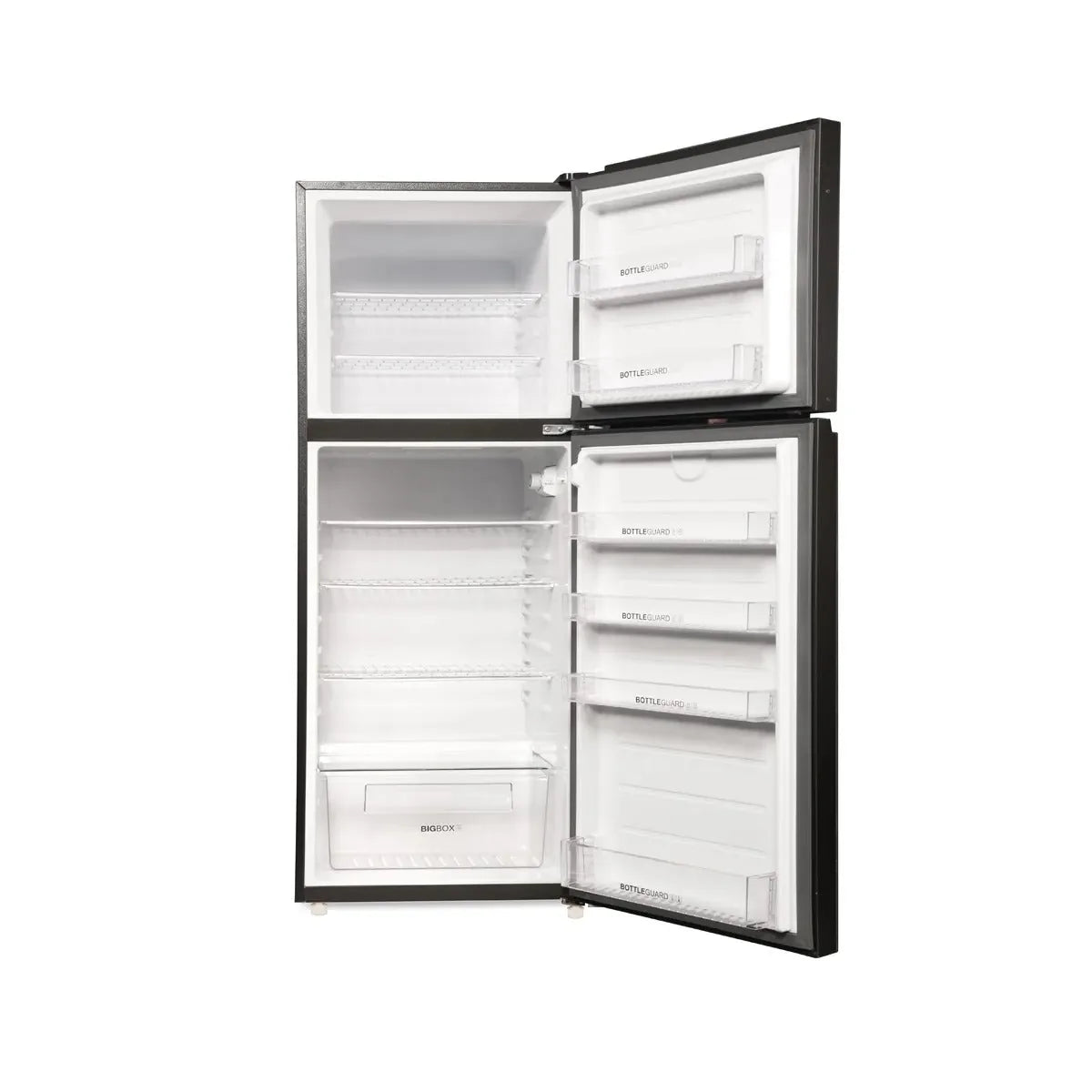 Haier HRF-346EPCG E-Star Glass Door Refrigerator – Chocolate Glass open view