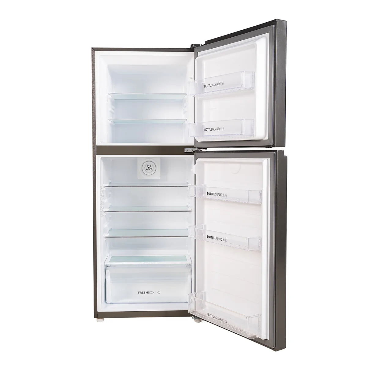 Haier HRF-346IFPA Digital Inverter HCS Refrigerator – Purple interior view