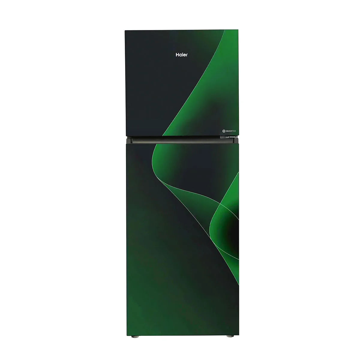 Haier HRF-346IPGA Smart Inverter Refrigerator – Green front view
