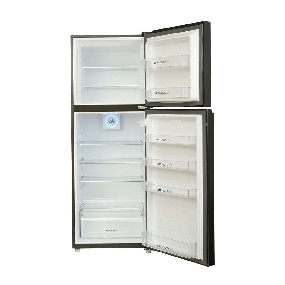 Haier HRF-346IPRA Smart Inverter Refrigerator – Red interior view