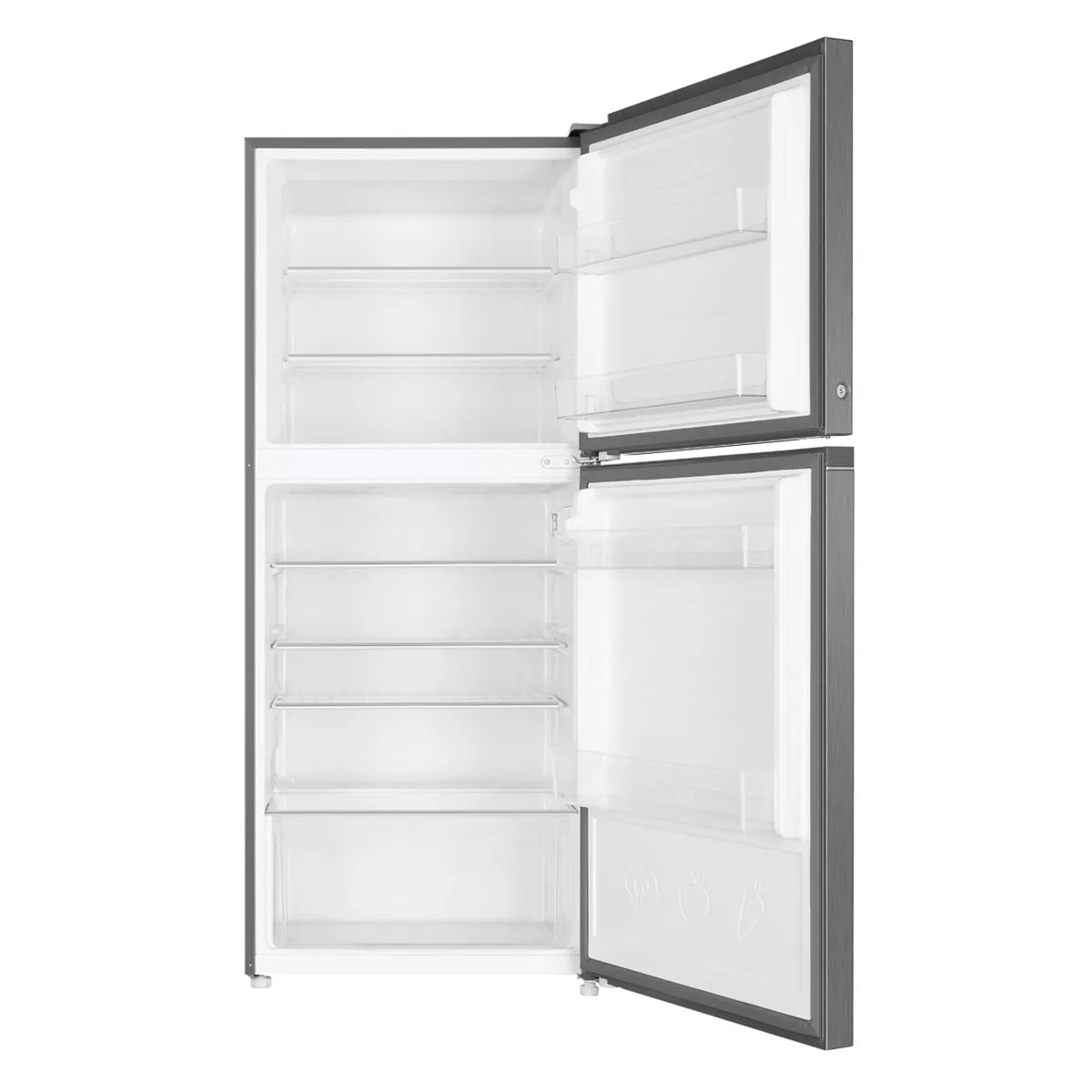 Haier HRF-368EPB E-Star Glass Door Refrigerator – Black Glass interior view