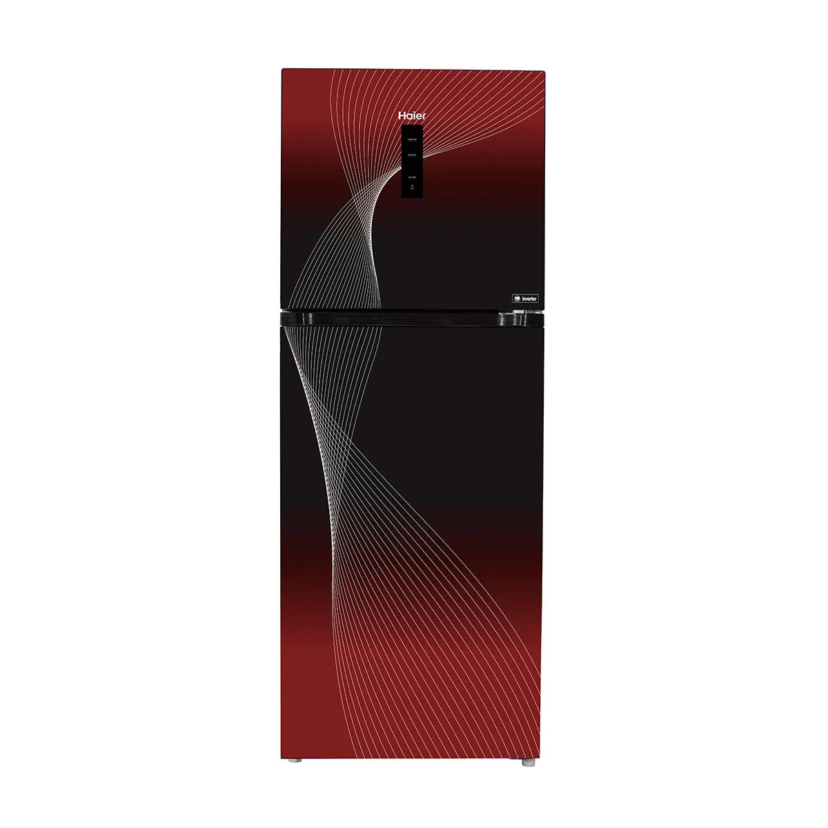 Haier HRF-368IFRA Digital Inverter HCS Refrigerator – Red front view