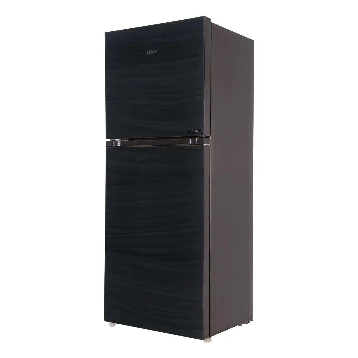 Haier HRF-398EPB E-Star Glass Door Refrigerator – Black Glass open view