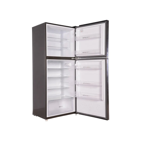 Haier HRF-398EPR E-Star Glass Door Refrigerator – Red Glass side view