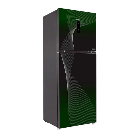 Haier HRF-398IFGA Digital Inverter HCS Refrigerator – Green angle view