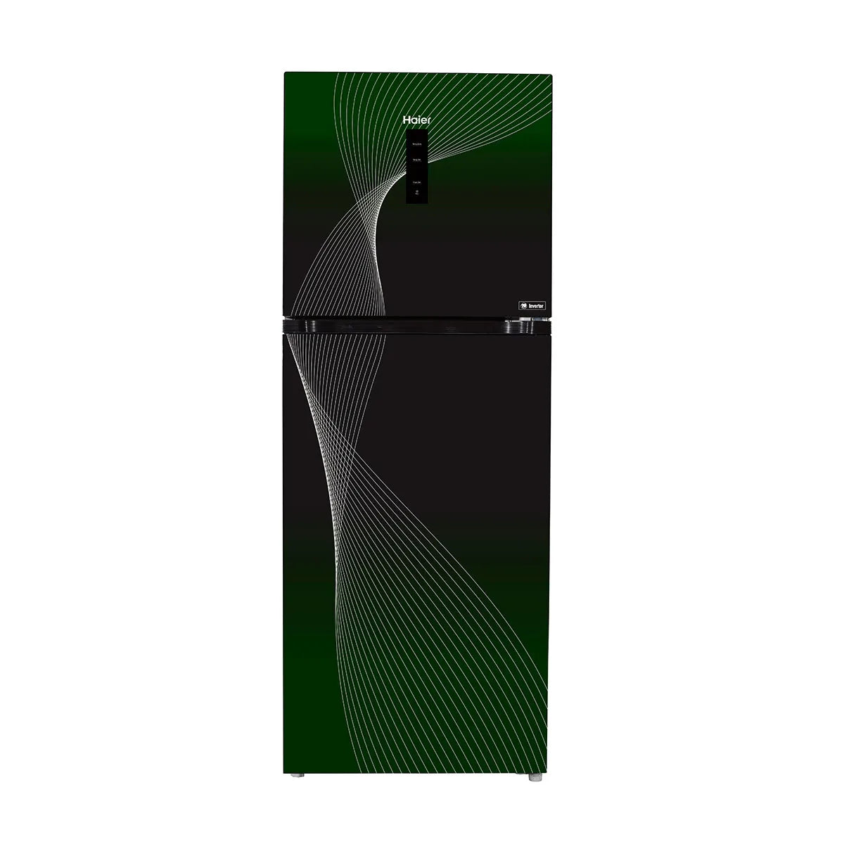 Haier HRF-398IFGA Digital Inverter HCS Refrigerator – Green front view