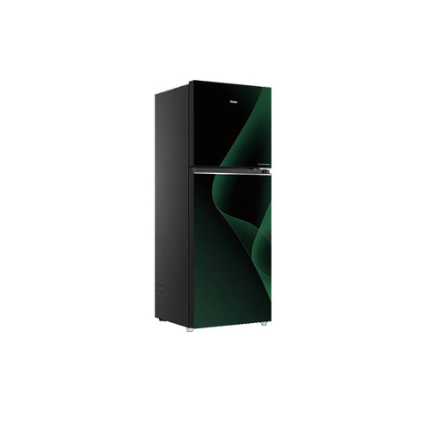 Haier HRF-418IPGA Smart Inverter Refrigerator – Green angle view
