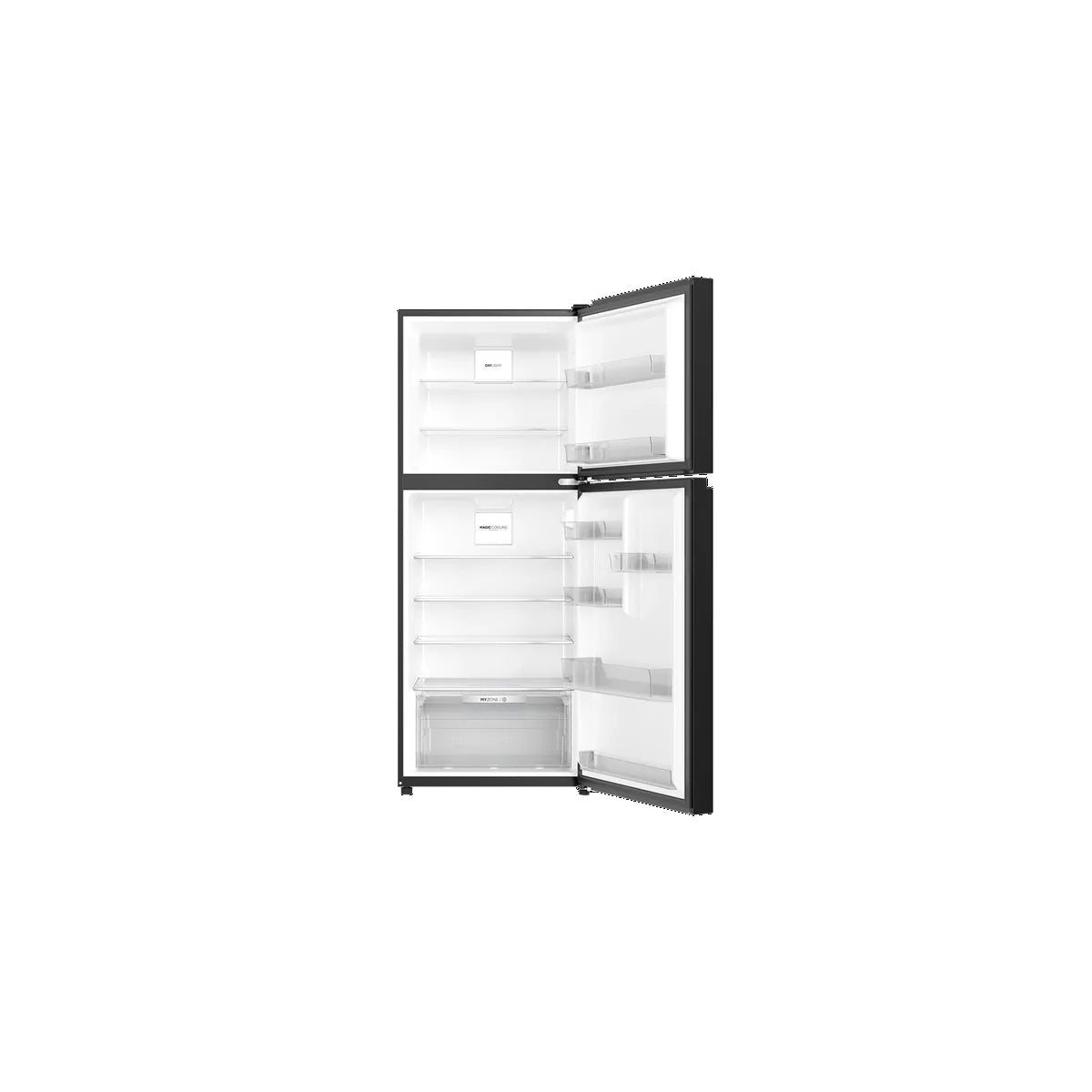 Haier HRF-418IPGA Smart Inverter Refrigerator – Green interior view