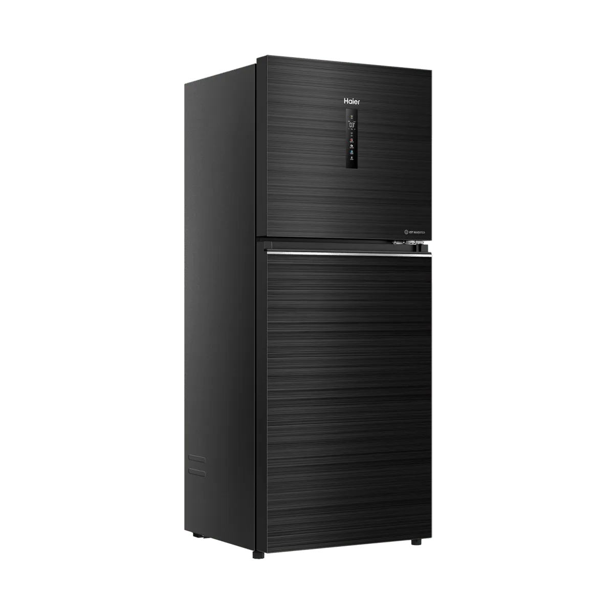 Haier HRF-418TIFB1U1 IoT Twin Inverter Refrigerator – Black angle view