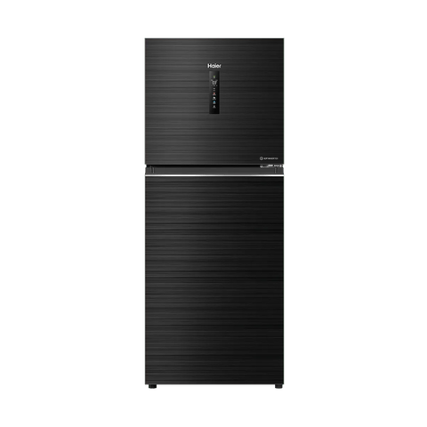 Haier HRF-418TIFB1U1 IoT Twin Inverter Refrigerator – Black front view