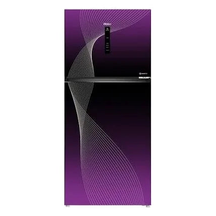 Haier HRF-458IFPA Digital Inverter HCS Refrigerator – Purple front view