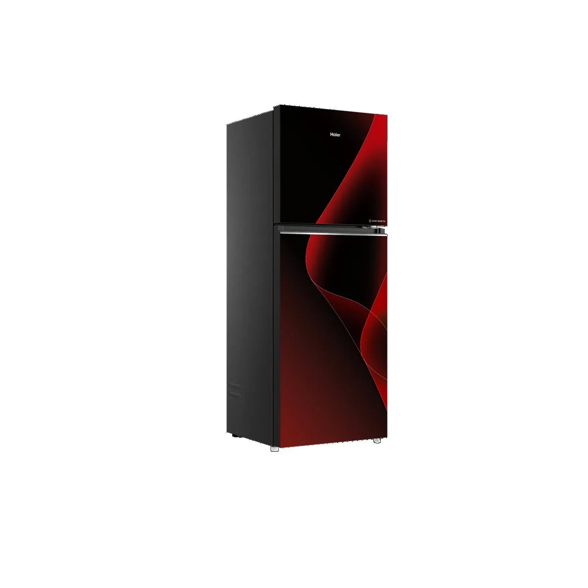 Haier HRF-458IPRA Smart Inverter Refrigerator – Red angle view