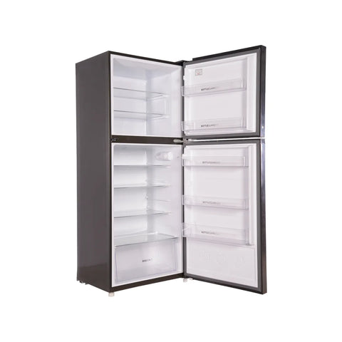 Haier HRF-538EPR E-Star Glass Door Refrigerator – Red Glass side view