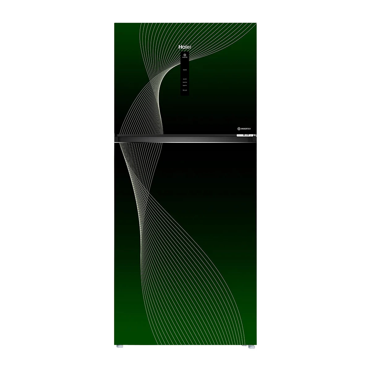 Haier HRF-538IFGA Digital Inverter HCS Refrigerator – Green front view