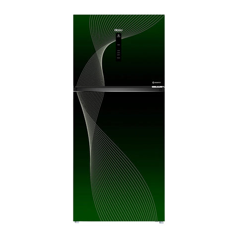 Haier HRF-538IFGA Digital Inverter HCS Refrigerator – Green front view