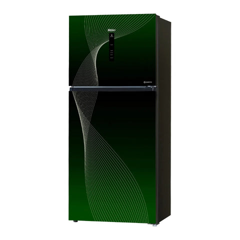 Haier HRF-538IFGA Digital Inverter HCS Refrigerator – Green open view