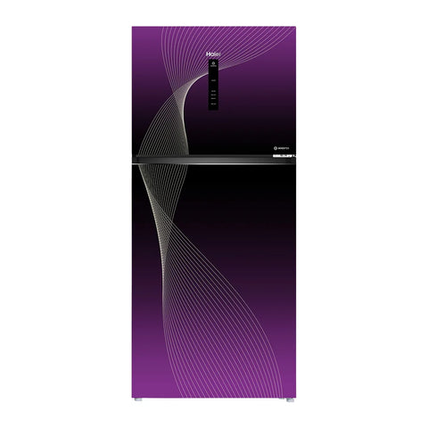 Haier HRF-538IFPA Digital Inverter HCS Refrigerator – Purple front view