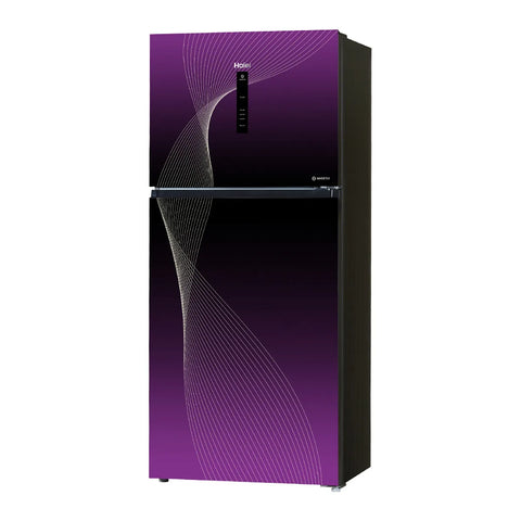 Haier HRF-538IFPA Digital Inverter HCS Refrigerator – Purple open view