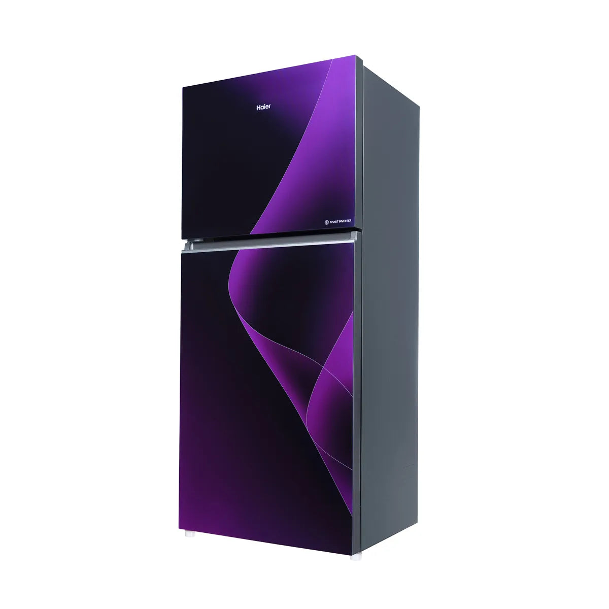 Haier HRF-538IPPA Smart Inverter Refrigerator – Purple angle view