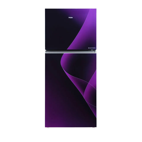Haier HRF-538IPPA Smart Inverter Refrigerator – Purple front view