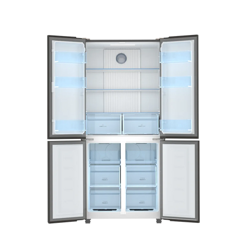 Haier HRF-578TBG T-Door Inverter Refrigerator interior view