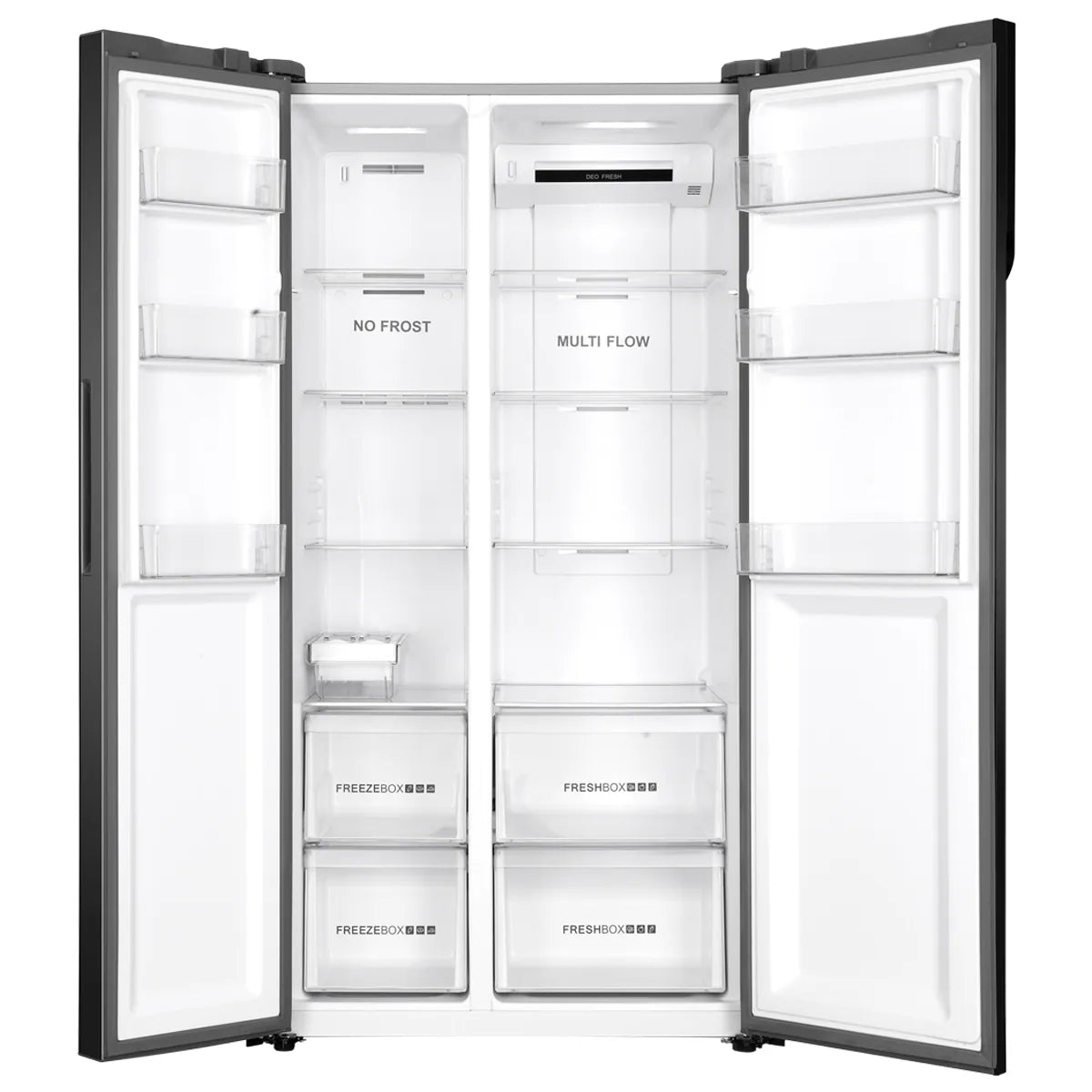Haier HRF-622IBG Side-by-Side Inverter Refrigerator open view