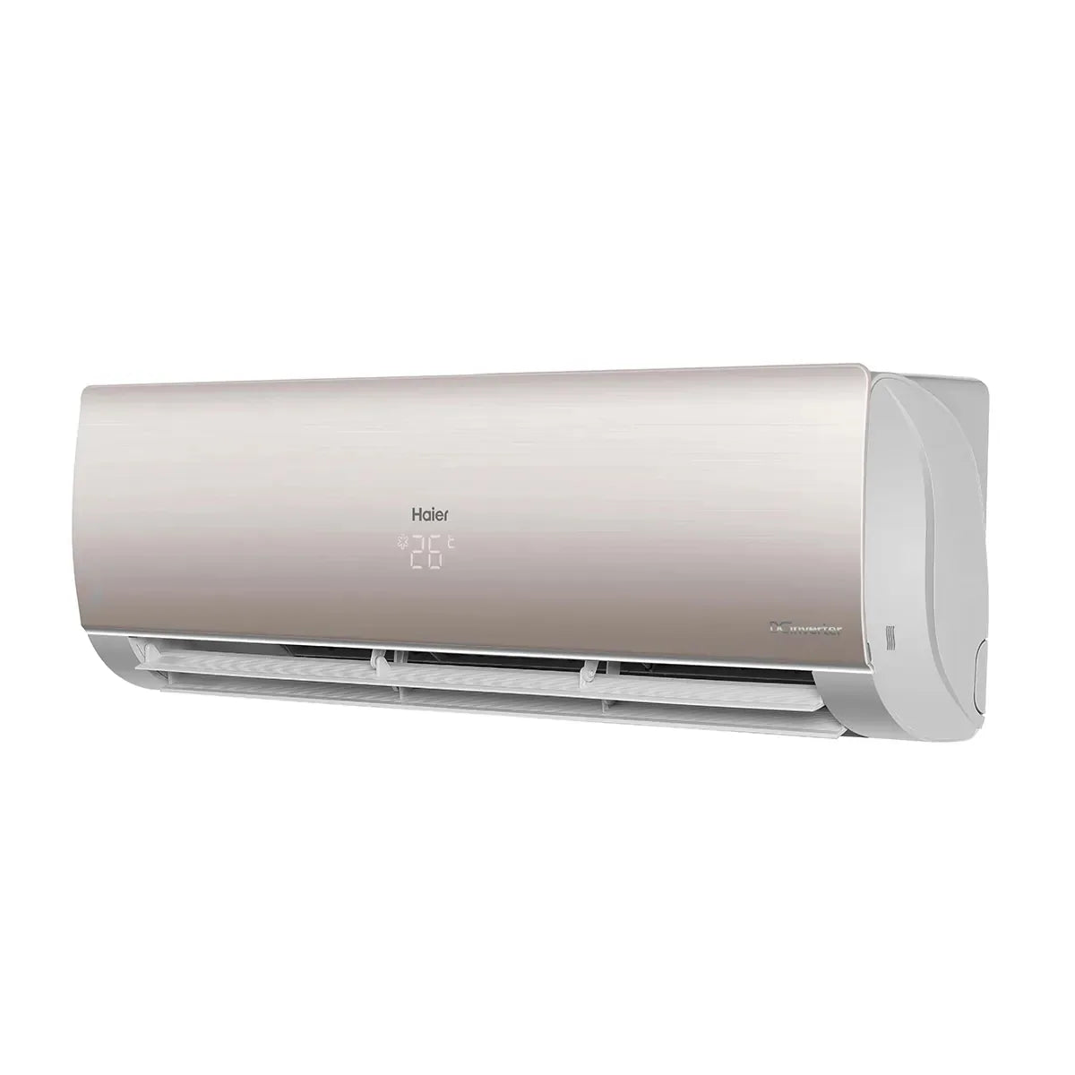 Haier HSU-13HFP (G) 1 Ton Pearl Inverter Split AC Golden side view