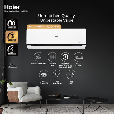 Haier HSU-19HFC 1.5 Ton Triple Inverter AC product image