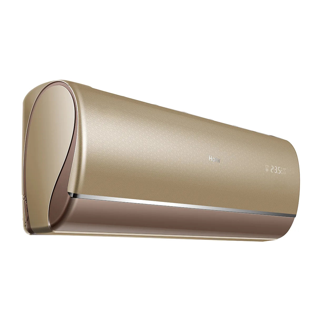 Haier HSU-20HJ/023WDC(G)-T3 1.5 Ton Purifier Inverter Split AC Golden angle view