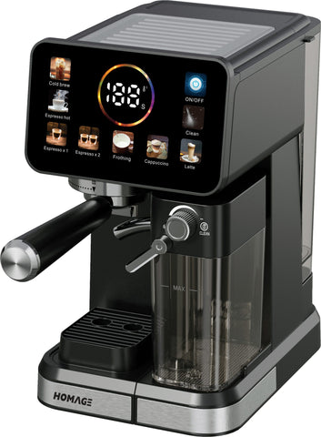 Homage HCM-15515 Coffee Maker — side view | Homage HCM-15515 Coffee Maker / Espresso 1.5L | ShandaarBuy