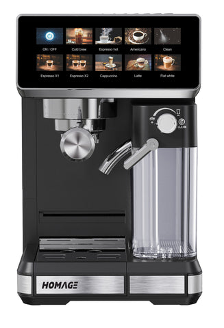 Homage HCM-18517 Coffee Maker — front view | Homage HCM-18517 Coffee Maker / Espresso 1.8L | ShandaarBuy