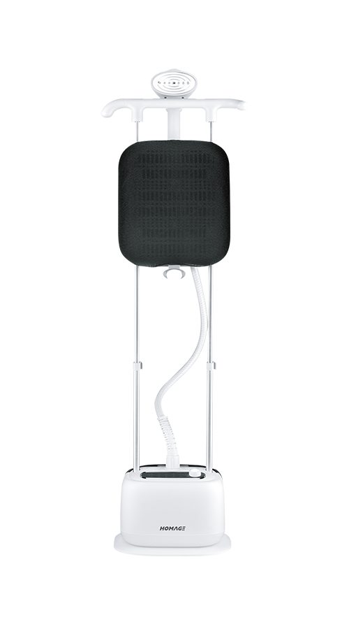 Homage HGS-2202WE Garment Steamer — front view | Homage HGS-2202WE Vertical Garment Steamer 2.0L Twin Pole | ShandaarBuy