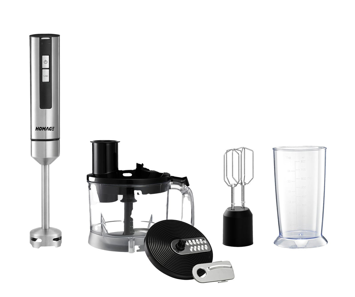 Homage HHB-604A0 Hand Blender — front view | Homage HHB-604A0 Hand Blender (4 in 1) | ShandaarBuy