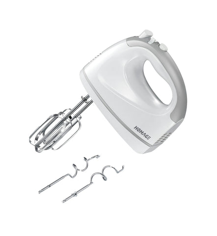 Homage HHM-302A0 Hand Mixer — front view | Homage HHM-302A0 Hand Mixer (Beater with Dough Hooks) | ShandaarBuy