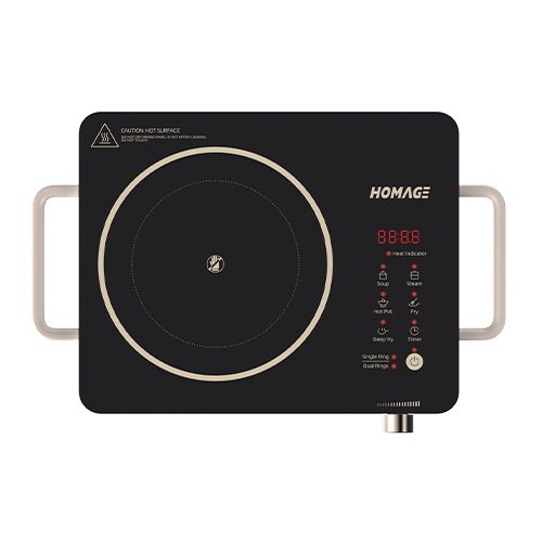 Homage HHP-220DB0 Hot Plate — front view | Homage HHP-220DB0 Ceramic Hot Plate | ShandaarBuy