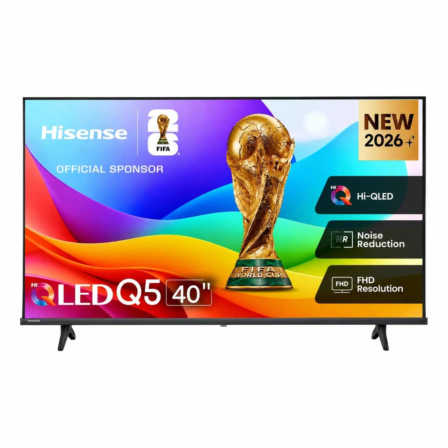 Hisense 40" 40Q5S QLED Full HD VIDAA TV front view