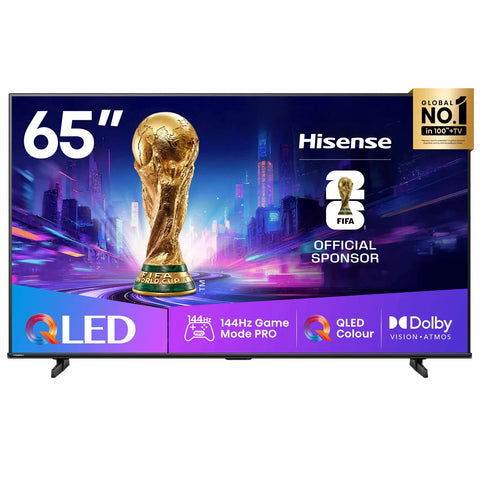 Hisense 55" 55Q7Q QLED 4K VIDAA 144Hz TV front view