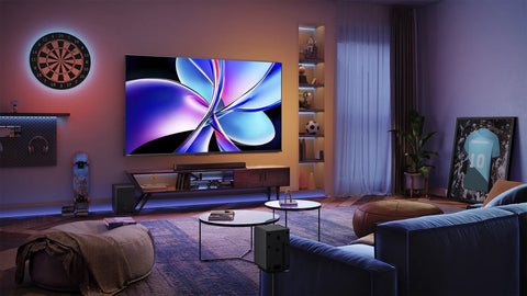 Hisense 55" 55Q7Q QLED 4K VIDAA 144Hz TV lifestyle view