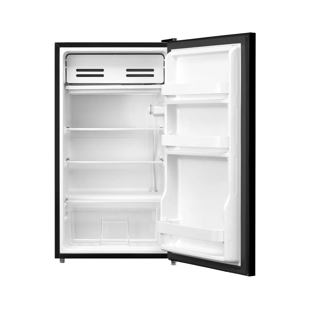 Homage HRF-1051F Single Door Room Refrigerator – Black angle view
