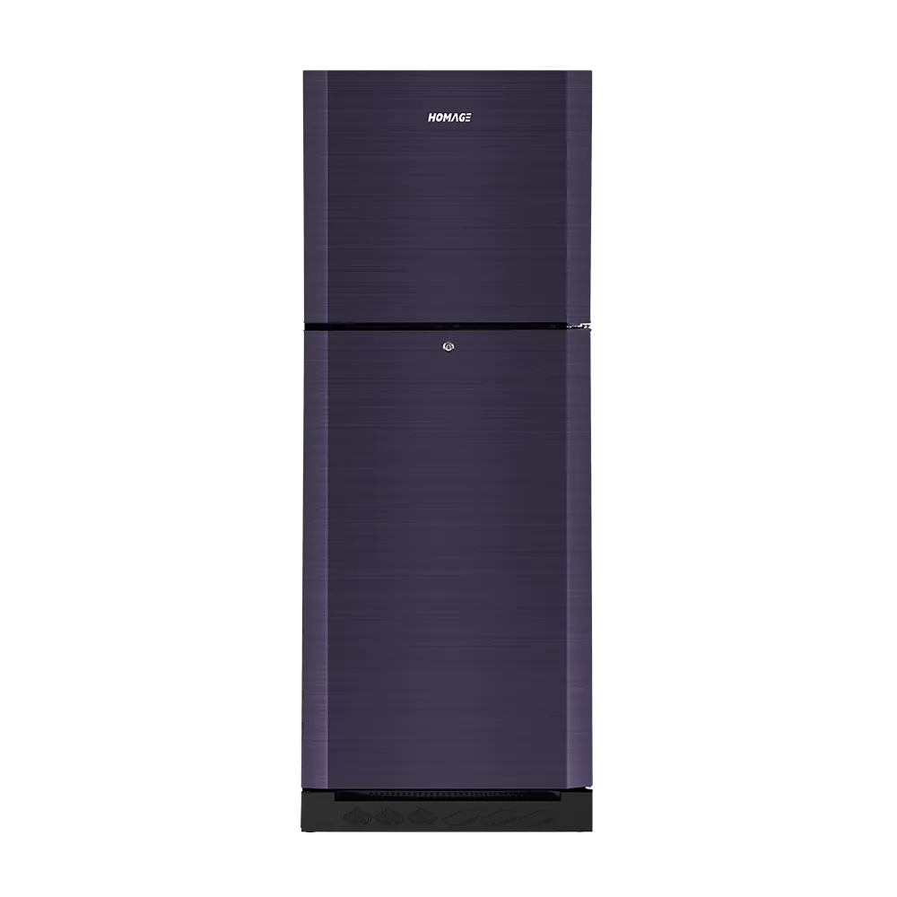 Homage HRF-47552 New Star VCM 15 Cu Ft Refrigerator – Black Purple front view
