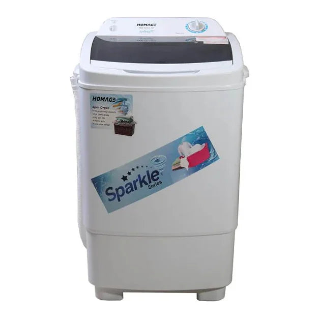 Homage HW-49101-SP 10kg Sparkle Spinner in White - front view