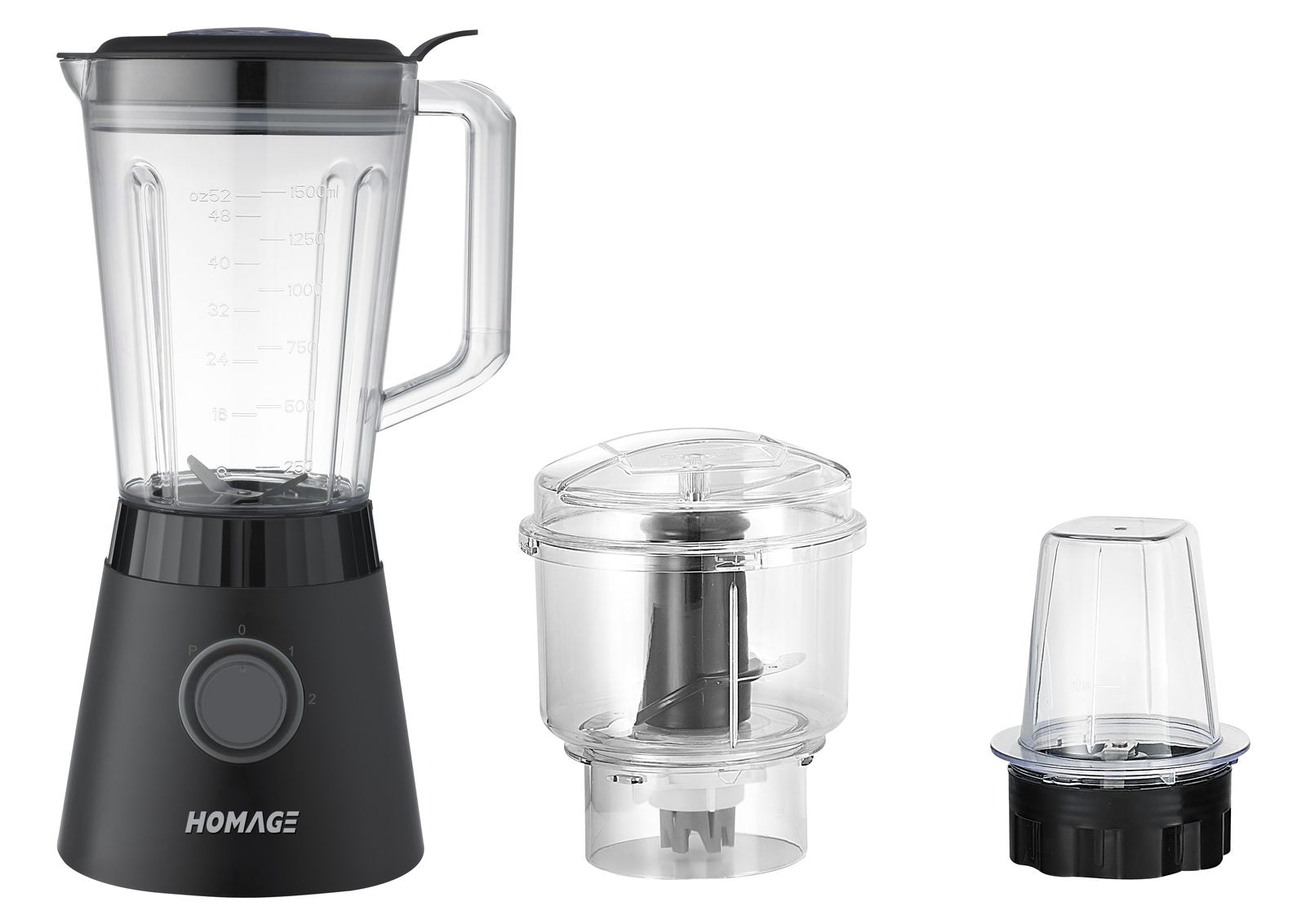 Homage HTB-603A1 Blender — side view | Homage HTB-603A1 Table Blender | ShandaarBuy