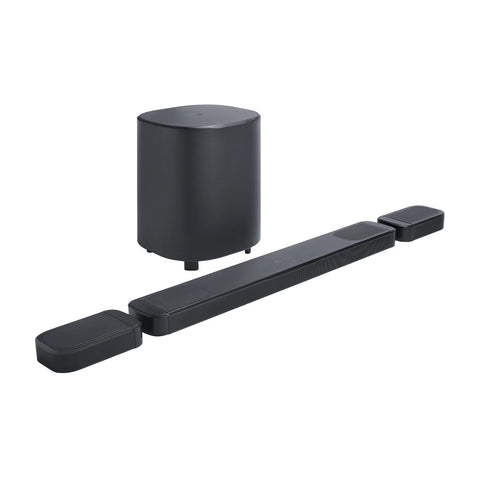 JBL Bar 1000MK2 7.1.4ch Dolby Atmos soundbar, angle detached surrounds