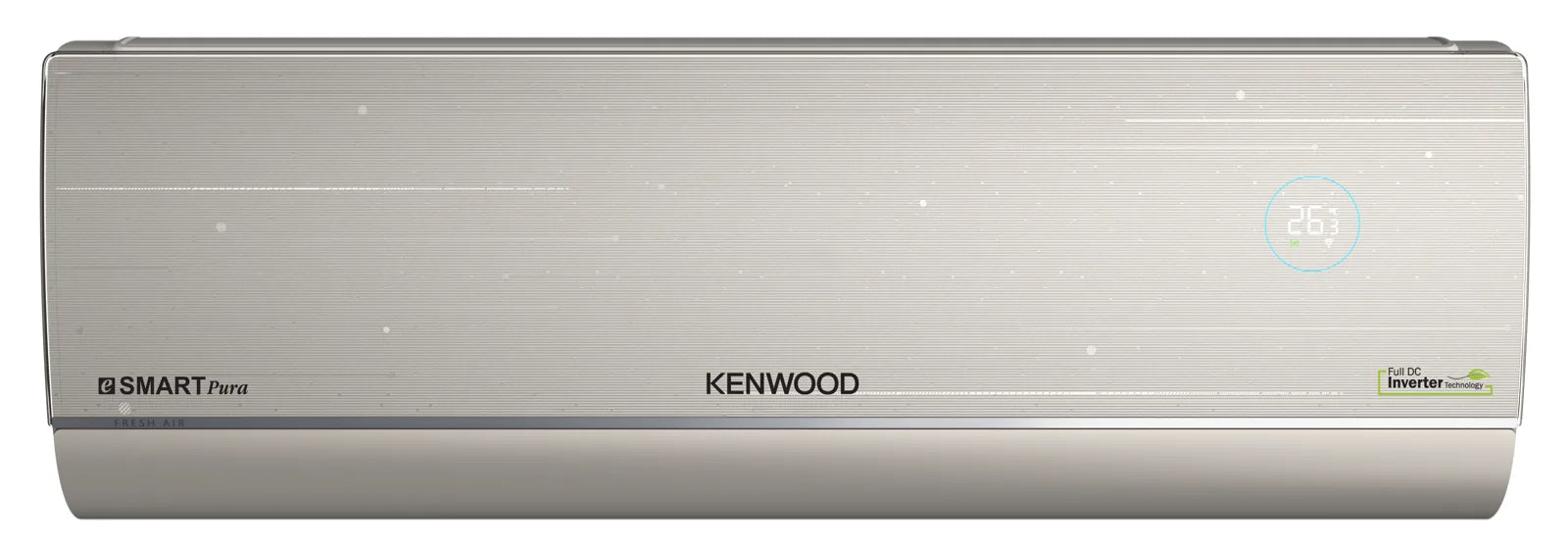Kenwood KES-1872S E-Smart Pura 1.5 Ton Split AC White side view