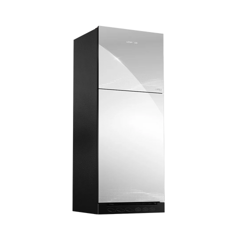 Kenwood KRF-26657 Inverter Glass Door 18 Cu Ft Refrigerator – Mirror angle view